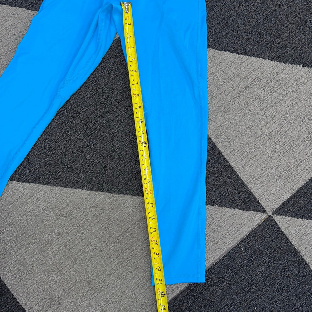 Women's Fabletics Motion365 Blue Yellow Active Leggings S? Measurements in Photo - Picture 13 of 13